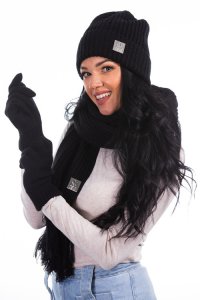 HEYO Damski zestaw zimowy czapka szal rękawiczki HZ0015 HEYO 2