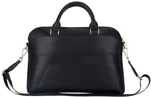 Bag Guess Grained Zipper Pocket Triangle Logo 15" black 2