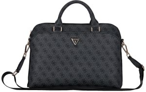 Bag Guess 4G Zipper Pocket Triangle Logo 15" black 1
