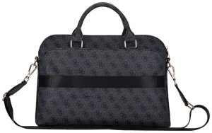 Bag Guess 4G Zipper Pocket Triangle Logo 15" black 7