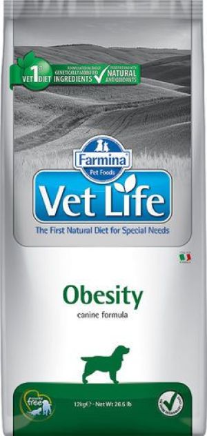 Farmina Pet Foods Vet Life Obesity Pies 12kg 1