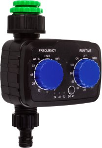 GreenBlue Elektroniczny sterownik nawadniania , programator, zasilanie 2x 1,5V AA, GB391 3