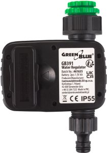 GreenBlue Elektroniczny sterownik nawadniania , programator, zasilanie 2x 1,5V AA, GB391 6