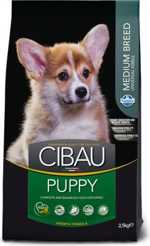 Farmina Pet Foods Cibau Puppy Medium 12kg+2kg 1