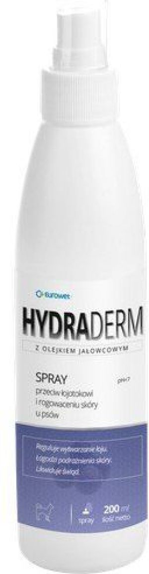 EUROWET Hydra-derm spray - przeciw łojotokowi i rogowaceniu skóry 200ml 1