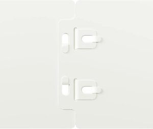 vidaXL Obrzeża trawnikowe 10 szt. Białe Stal walcowana na zimno 7