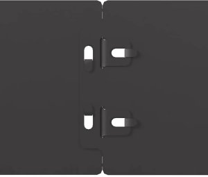 vidaXL Obrzeża trawnikowe 10 szt. Czarne Stal walcowana na zimno 7