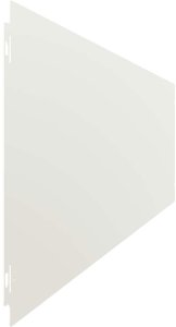 vidaXL Obrzeża trawnikowe 10 szt. Białe Stal walcowana na zimno 5