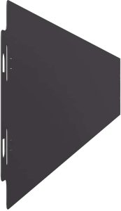 vidaXL Obrzeża trawnikowe 50 szt. Czarne Stal walcowana na zimno 5