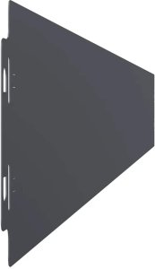 vidaXL Obrzeża trawnikowe 10 szt. Antracyt Stal walcowana na zimno 5