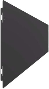 vidaXL Obrzeża trawnikowe 10 szt. Czarne Stal walcowana na zimno 5