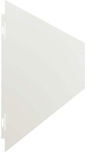 vidaXL Obrzeża trawnikowe 10 szt. Białe Stal walcowana na zimno 5