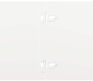 vidaXL Obrzeża trawnikowe 10 szt. Białe Stal walcowana na zimno 7