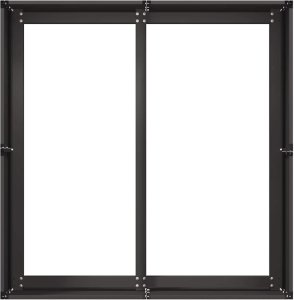 vidaXL Doniczka Czarna 80x80x40 cm Stal cold rolled 5