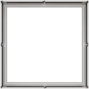 vidaXL Doniczka 80x80x30 cm Stal nierdzewna 5