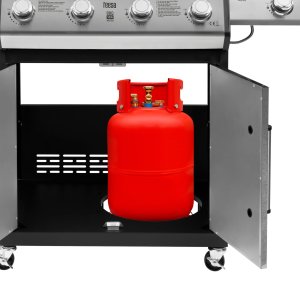 Teesa BBQ 5006 MASTER grill gazowy - 5 palników- miejsce na butlę 23