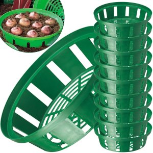 20x Koszyk okrągły na cebulki 18cm Osłonka do sadzenia 14
