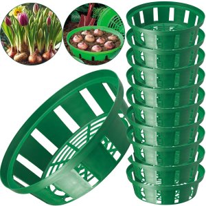 20x Koszyk okrągły na cebulki 18cm Osłonka do sadzenia 3