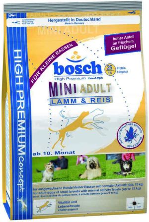 Bosch Tiernahrung Adult Mini Lamb And Rice 1kg 1