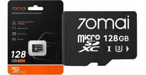 Wideorejestrator 70mai Omni X800 4K Czarny + karta SD 128GB 5
