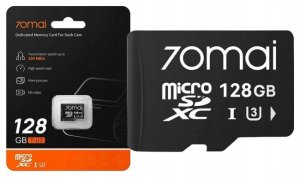 Wideorejestrator 70mai 70mai Omni X800 4K Czerwona + karta 70mai SD 128GB 6