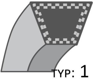 Pasek Mtd Napęd Jazdy /15.8X2553/ Dbr A-7540476 1