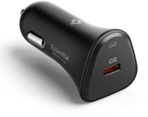 Ładowarka samochodowa Spigen Essential EV301 1-port USB-C Car Charger 30W Black 4