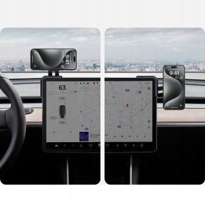 Spigen Tesla TapLock MagSafe Car Mount Holder, black - Screen 11