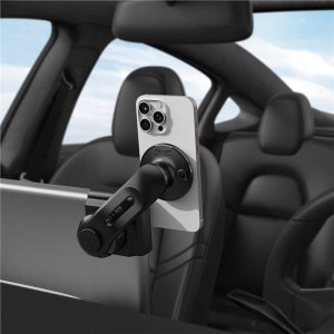 Spigen Tesla TapLock MagSafe Car Mount Holder, black - Screen 5
