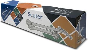 Hulajnoga elektryczna WHEEL-E Hulajnoga elektryczna czarna (BRA005331) 3