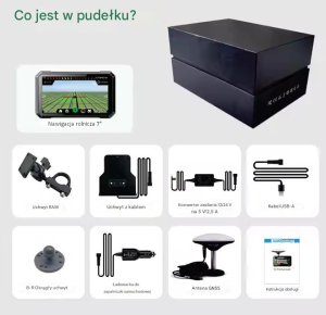 Nawigacja rolnicza Tractor Navigator 7" RICOELNAV APP IP66 8