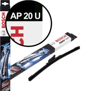 Car wiper without frame BOSCH, 500 mm, 4 mounting adapters 2