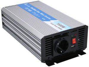 Extralink Opim-1500W | Przetwornica Napięcia | Samochodowa 12V, 1500W Modyfikowany Sinus 1