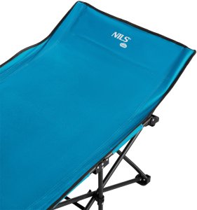 Łóżko turystyczne NILS CAMP NC2701 składane polowe niebieskie Oxford 600D 6