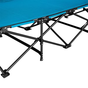 Łóżko turystyczne NILS CAMP NC2701 składane polowe niebieskie Oxford 600D 8