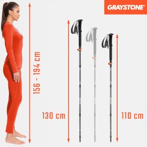 Kije trekkingowe Graystone GTF2 Gray 4