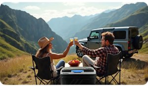 Lodówka turystycznaBerdsenLodówka kompresorowa turystyczna  Icemax 402 Berdsen 40 litry - czarna 4