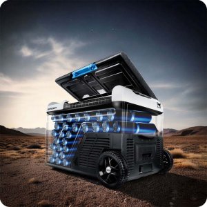 Lodówka turystycznaBerdsenLodówka kompresorowa turystyczna  Icemax 402 Berdsen 40 litry - czarna 8