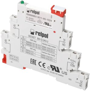 Przekaźnik interfejsowy wąskoprofilowy SIR6W-24VAC/DC-R 863751 1