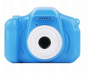 Aparat Cyfrow 48mp Kamera 1080p Dla Dziecka 5x Gry Mp3  Xrec X2 / Dinozaur Niebieski 11