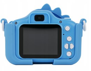 Aparat Cyfrow 48mp Kamera 1080p Dla Dziecka 5x Gry Mp3  Xrec X2 / Dinozaur Niebieski 5
