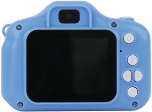 Aparat Cyfrow 48mp Kamera 1080p Dla Dziecka 5x Gry Mp3  Xrec X2 / Dinozaur Niebieski 7