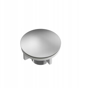 Zaślepka umywalkowa chrom (stal nierdzewna / tworzywo sztuczne) 44 mm (S) 4
