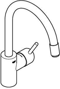 GROHE 32663DC3, Bathroom sink 1