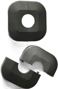 Rozeta dzielona grafit FI25 (tworzywo sztuczne) 6