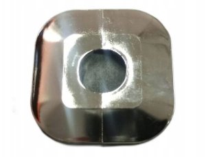 Rozeta dzielona chrom FI25 (tworzywo sztuczne) 50/50/7 mm 3