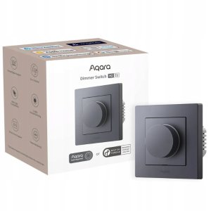 Aqara Dimmer Switch H2 EU Szary | Ściemniacz światła z pokrętłem | Thread, Zigbee 1
