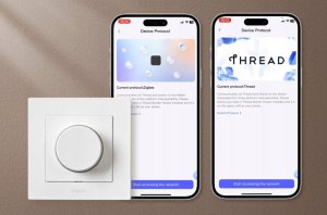 Aqara Dimmer Switch H2 EU Biały | Ściemniacz światła z pokrętłem | Thread, Zigbee 5