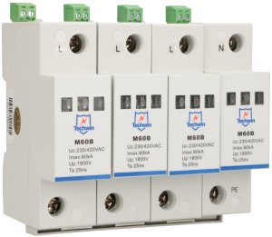 M60B4 | Ogranicznik Przepięć | 4P 3F 60Ka Max Prąd Udarowy 3