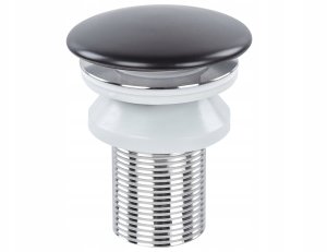 Umywalka Beliani Umywalka nablatowa ceramiczna 49 x 31 cm czarna GELDO 6